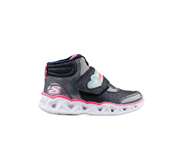 Skechers HEART LIGHTS - BRILLIANT RAINBOW Lacivert Kız Çocuk Bot
