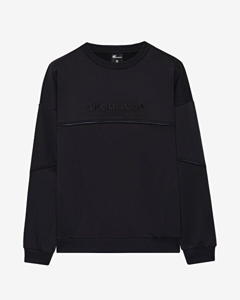 Skechers M Crewneck Sweatshirt Siyah Erkek Sweatshirt S2520229-3817