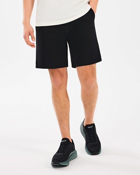 Skechers M Essential Sweatshort Siyah Erkek Şort