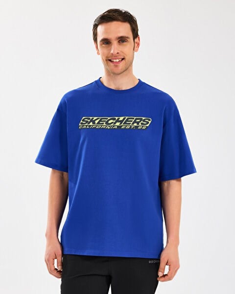 Skechers M Heavyweight Graphic Tee T-Shirt Saks Erkek T-Shirt