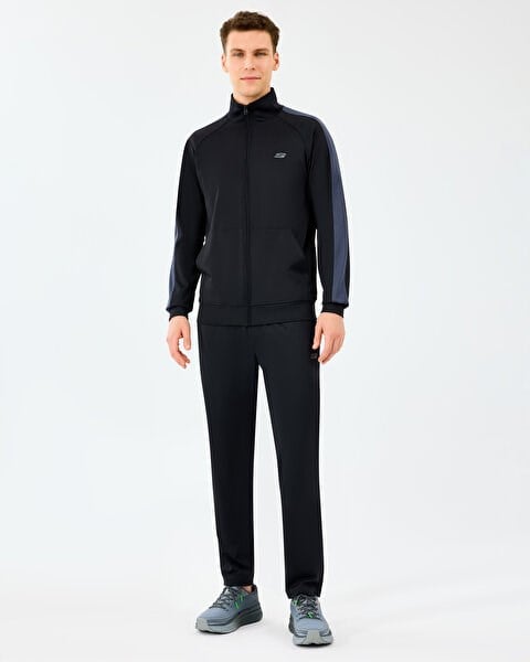 Skechers M Performance Track Suit Siyah Erkek Eşofman Takımı