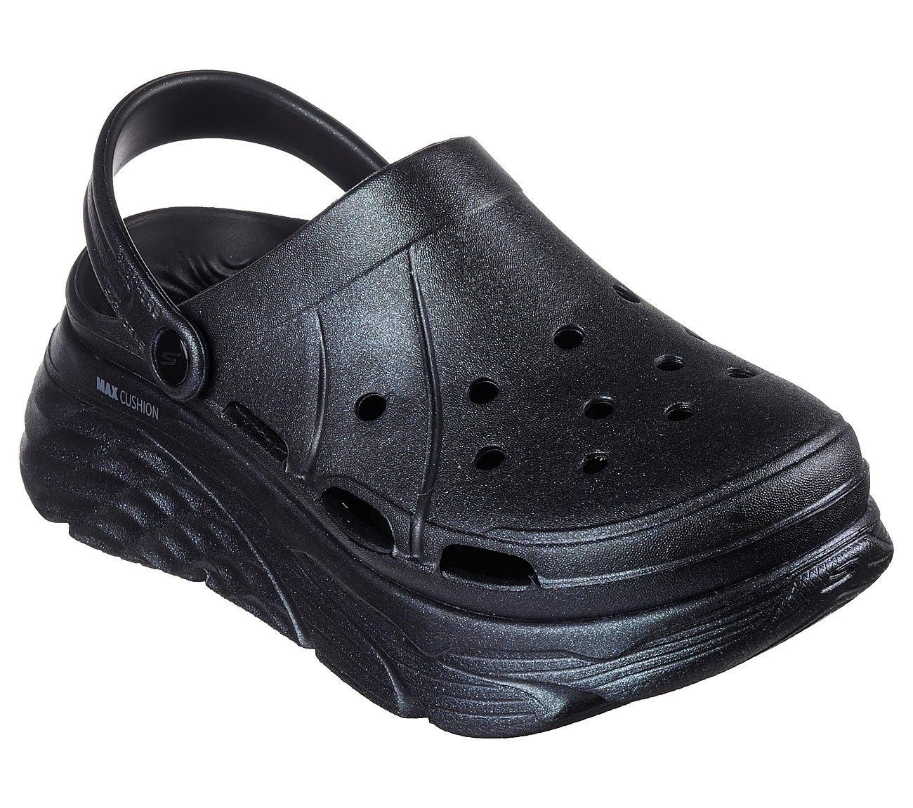 Skechers MAX CUSHIONING FOAMIES - DREAMLIKE Siyah Kadın Sandalet