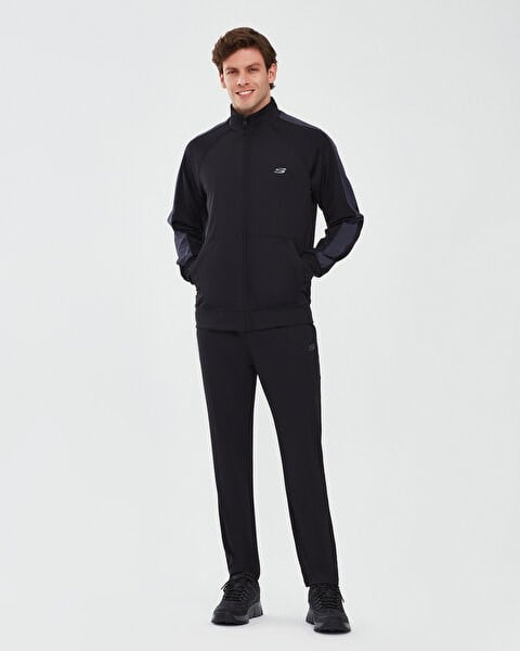 Skechers Performance Coll. M Track Suit Set Siyah Erkek Eşofman Takımı