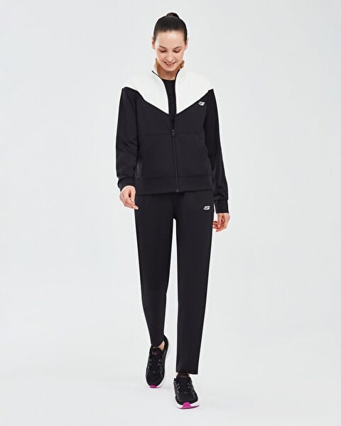 Skechers Performance Coll. W Track Suit Set Siyah Kadın Eşofman Takımı