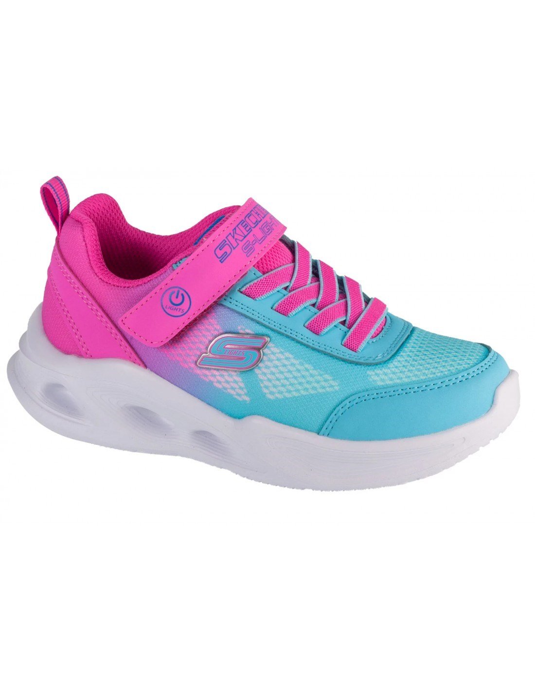 Skechers SKECHERS SOLA GLOW - OMBRE DELUXE Pembe Kız Çocuk Günlük Spor Ayakkabı