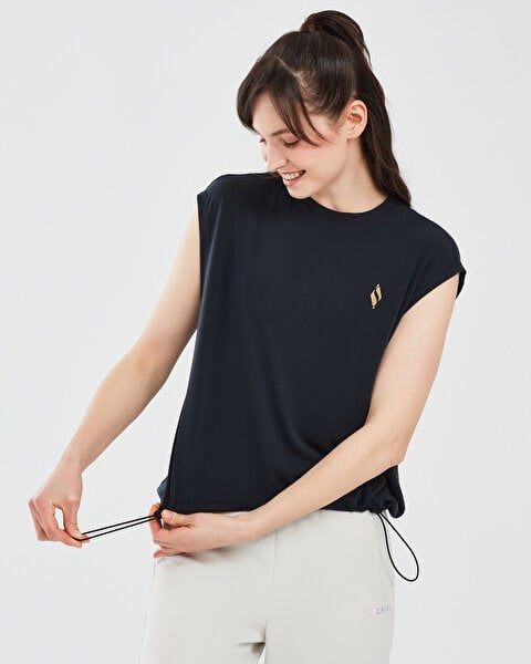 Skechers Soft Touch W Tank T-Shirt Siyah Kadın T-Shirt