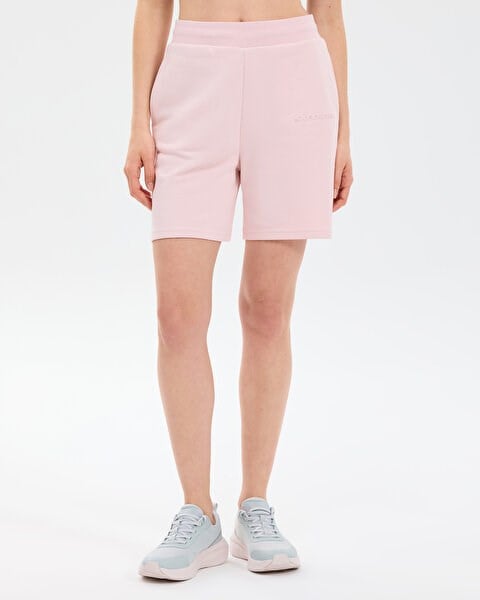 Skechers W Essential 5 Inch Sweat Short Sweat Short Pembe Kadın Şort