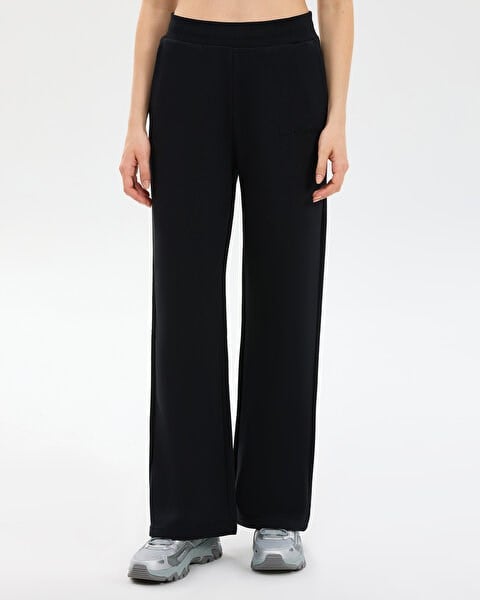 Skechers W Essential Wide Leg Sweatpant Siyah Kadın Eşofman Alt S2610152-3817