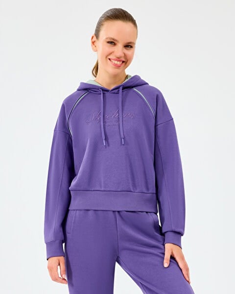Skechers W Hoodie Sweatshirt Mor Kadın Sweatshirt S2520228-0277