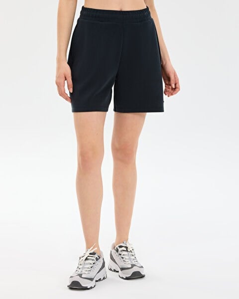 Skechers W Soft Touch Regular Sweatshort Siyah Kadın Şort