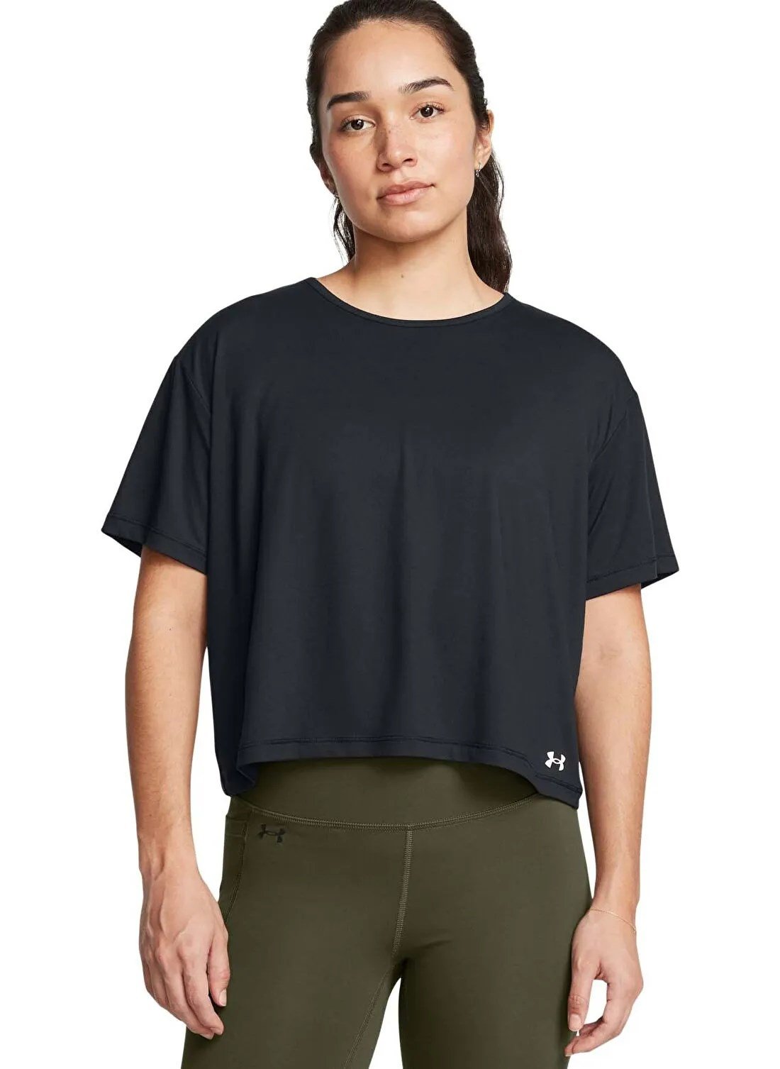 Under Armour Motion SS Siyah Kadın T-Shirt