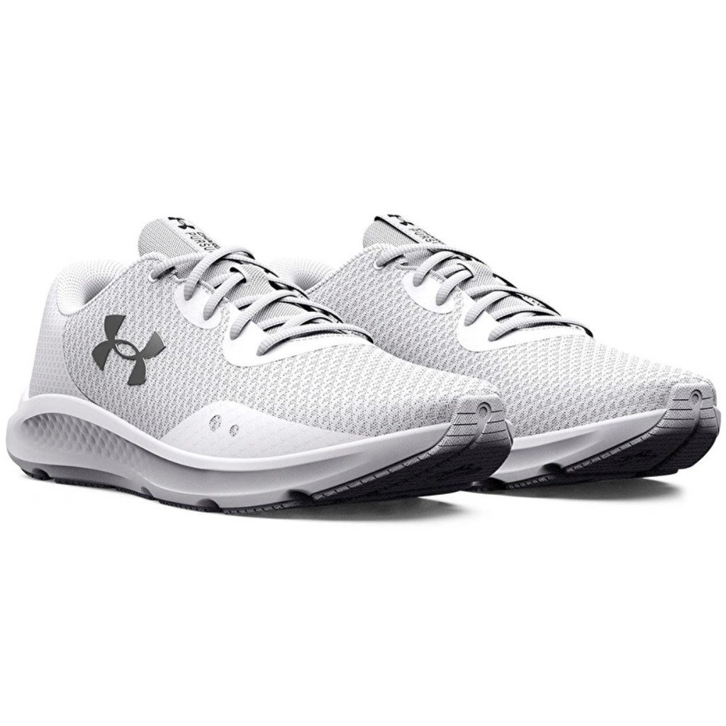 Under Armour UA Charged Pursuit 3 Beyaz Erkek Koşu Ayakkabısı