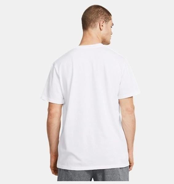 Under Armour UA HW ARMOUR LABEL SS Beyaz Erkek T-Shirt