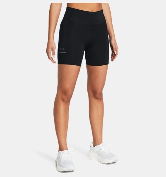 Under Armour UA Launch 6in Short Siyah Kadın Şort