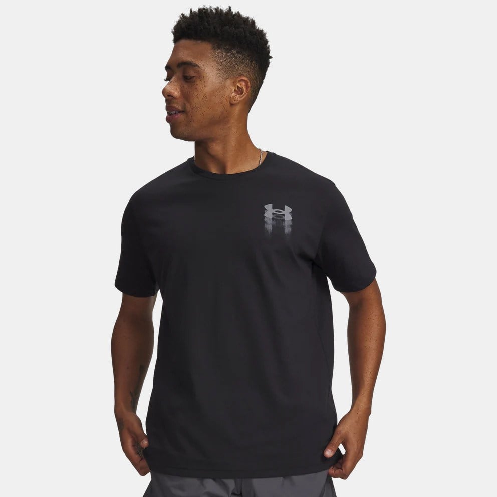 Under Armour UA M BLUR LOGO SS Siyah Erkek T-Shirt