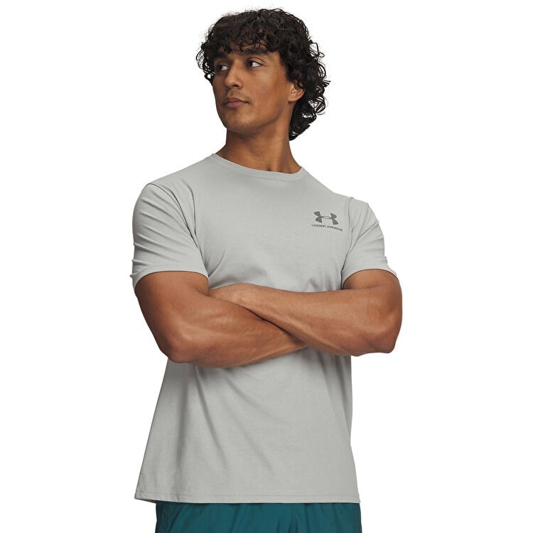 Under Armour UA M SPORTSTYLE LC SS Gri Erkek T-Shirt