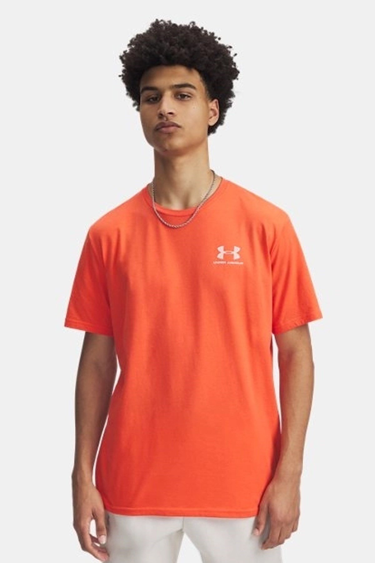 Under Armour UA M SPORTSTYLE LC SS Turuncu Erkek T-Shirt