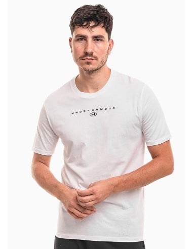 Under Armour UA M STACKED LOGO SS Beyaz Erkek T-Shirt