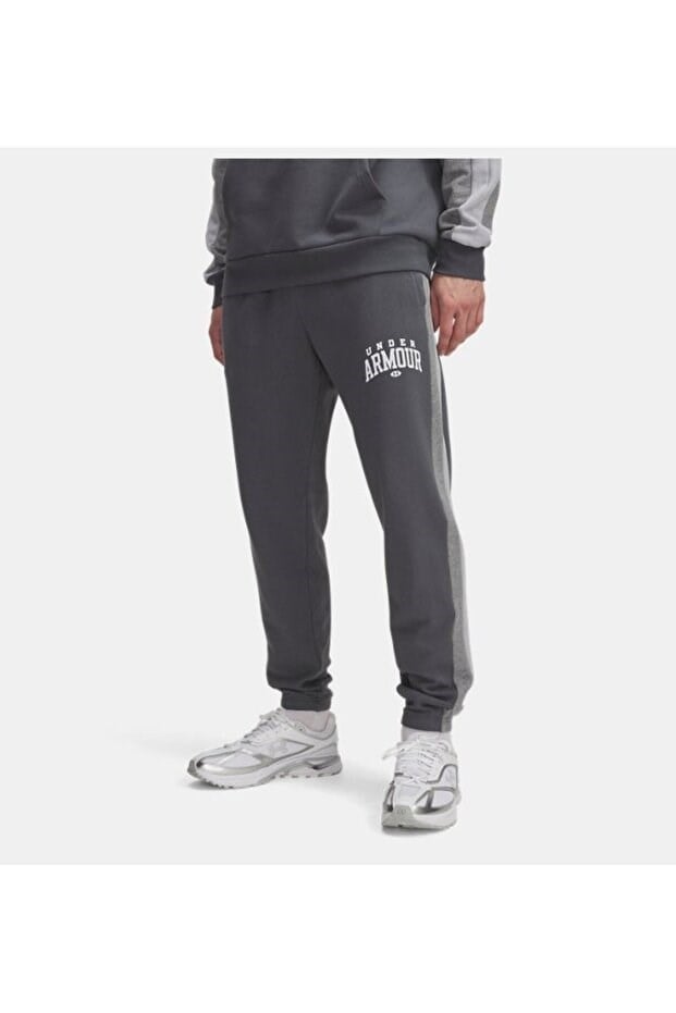 Under Armour UA Rival Flc CB Pants Gri Erkek Eşofman Alt