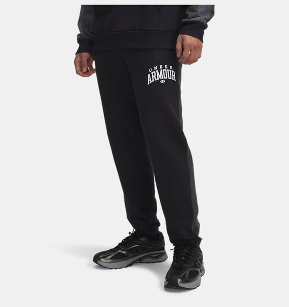 Under Armour UA Rival Flc CB Pants Siyah Erkek Eşofman Alt 6003954-001