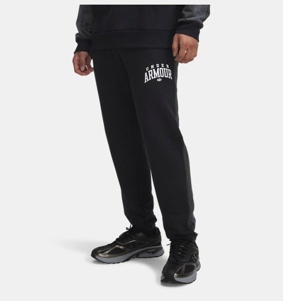 Under Armour UA Rival Flc CB Pants Siyah Erkek Eşofman Alt