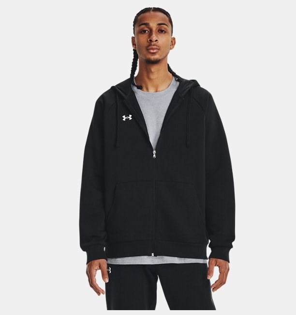 Under Armour UA Rival Fleece FZ Hoodie Siyah Erkek Ceket