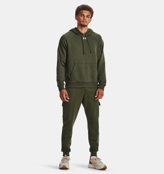 Under Armour UA Rival Fleece Hoodie Siyah Erkek Sweatshirt