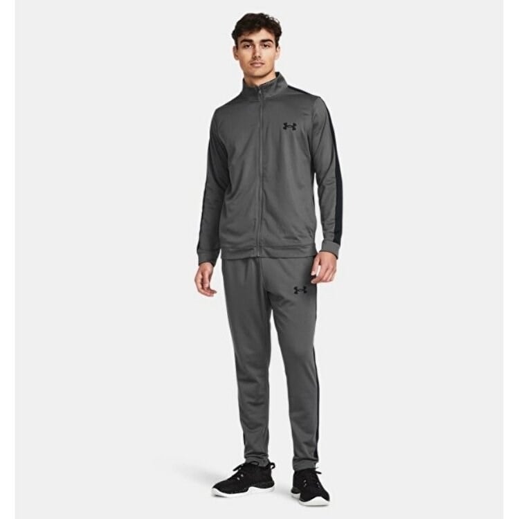 Under Armour UA Rival Knit Track Suit Gri Erkek Eşofman Takımı