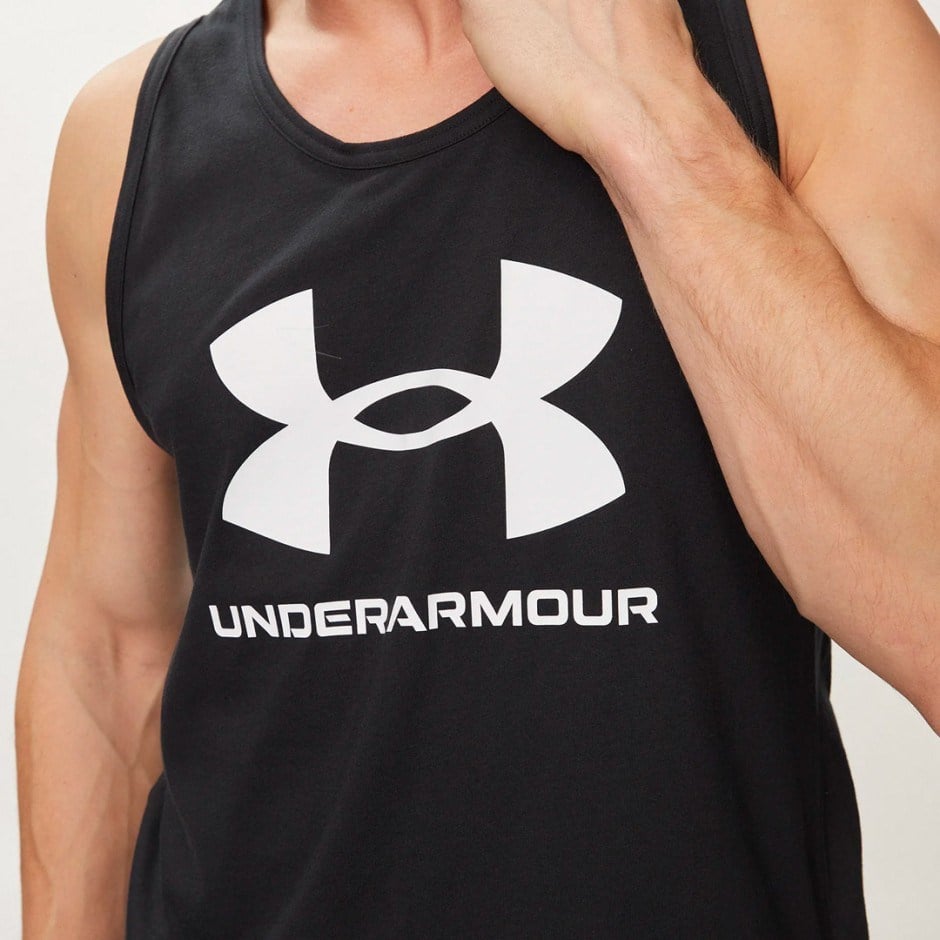 Under Armour UA SPORTSTYLE LOGO TANK Siyah Erkek Atlet
