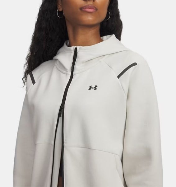 Under Armour Unstoppable Fleece FZ Beyaz Kadın Ceket