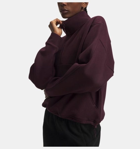 Under Armour Unstoppable Fleece Hz Kırmızı Kadın Sweatshirt