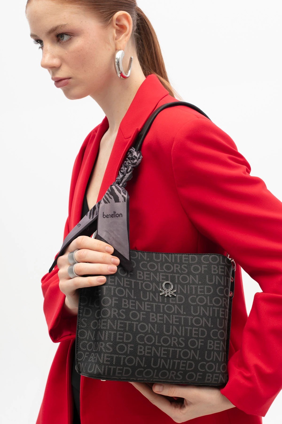 United Colors Of Benetton United Colors Of Benetton Siyah Kadın Günlük Çanta