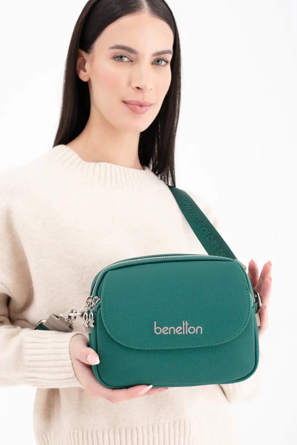 United Colors Of Benetton United Colors Of Benetton Yeşil Kadın Günlük Çanta