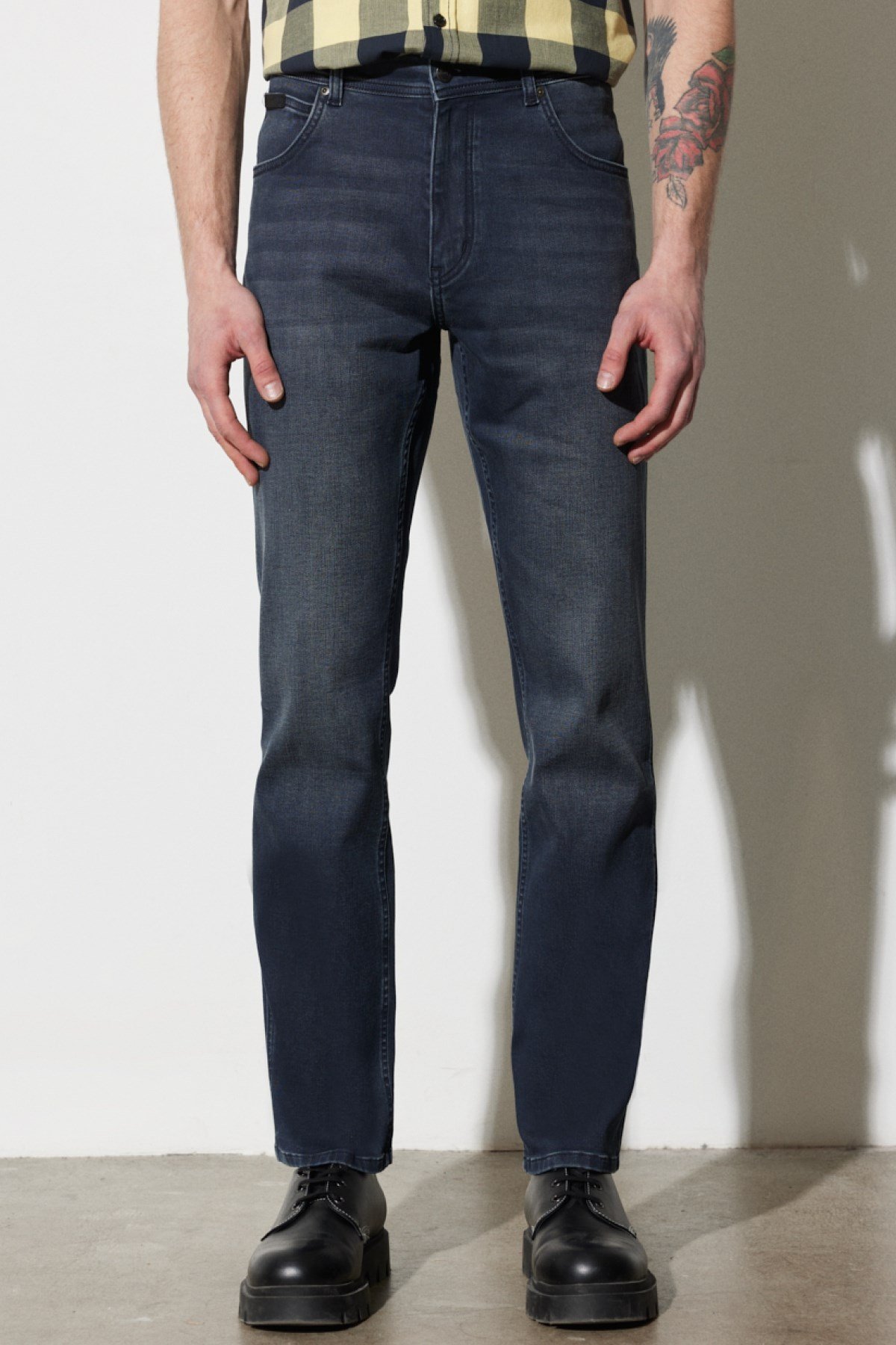 Wrangler Texas Jean  Pantolon Siyah Erkek Kot Pantolon