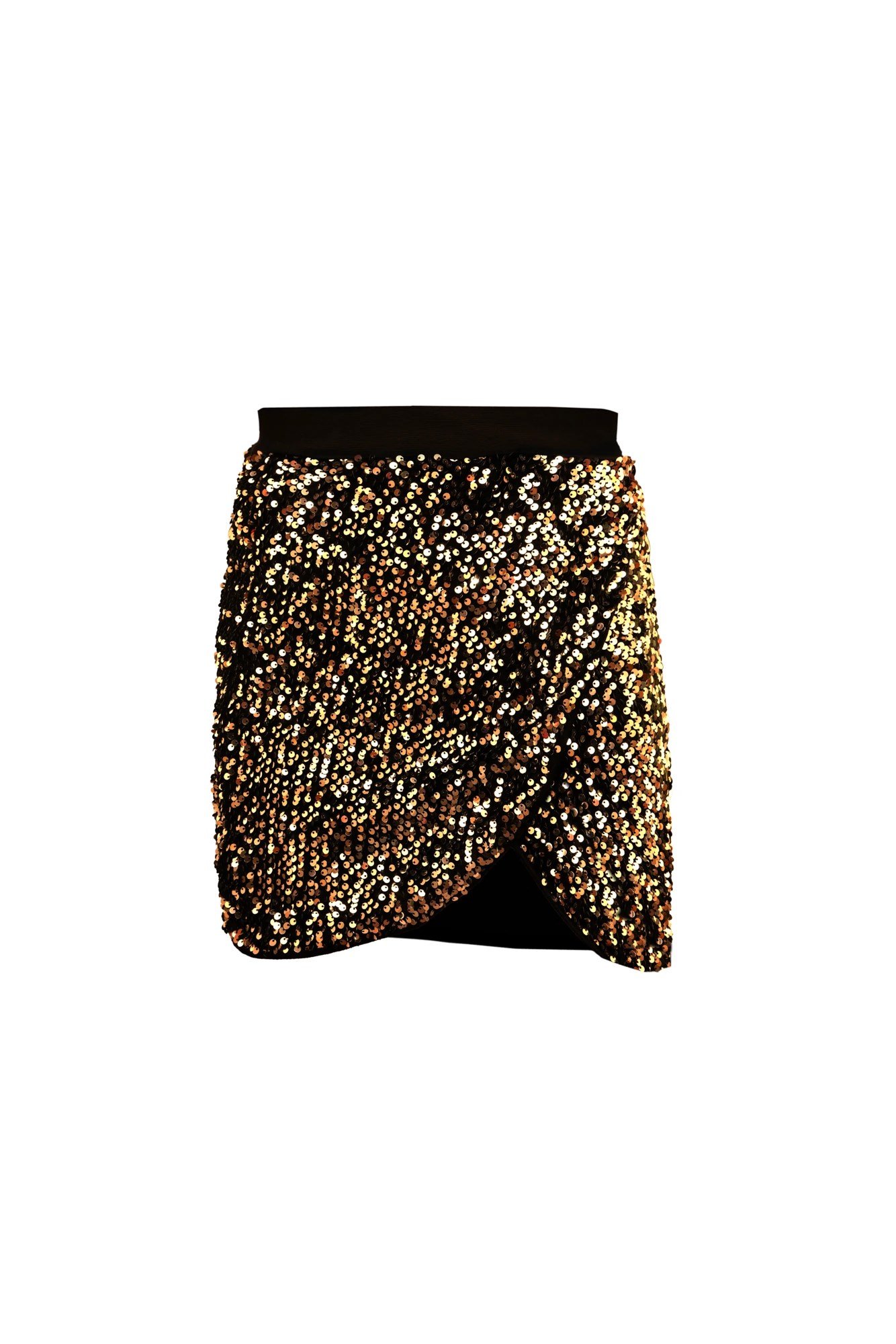 Gold Mini Skirt