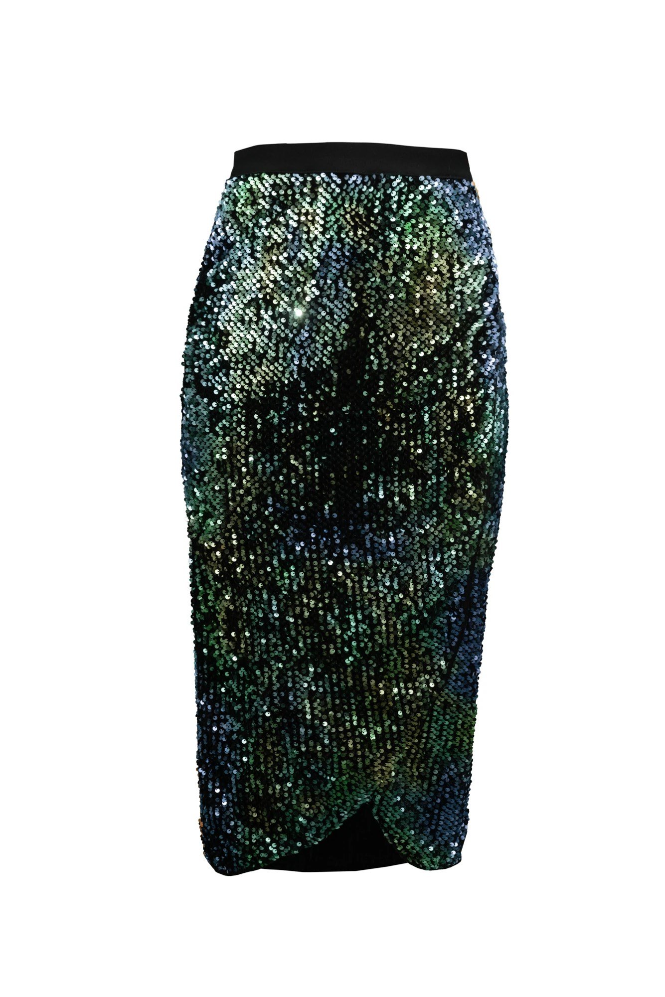 Green Sequin Skirt