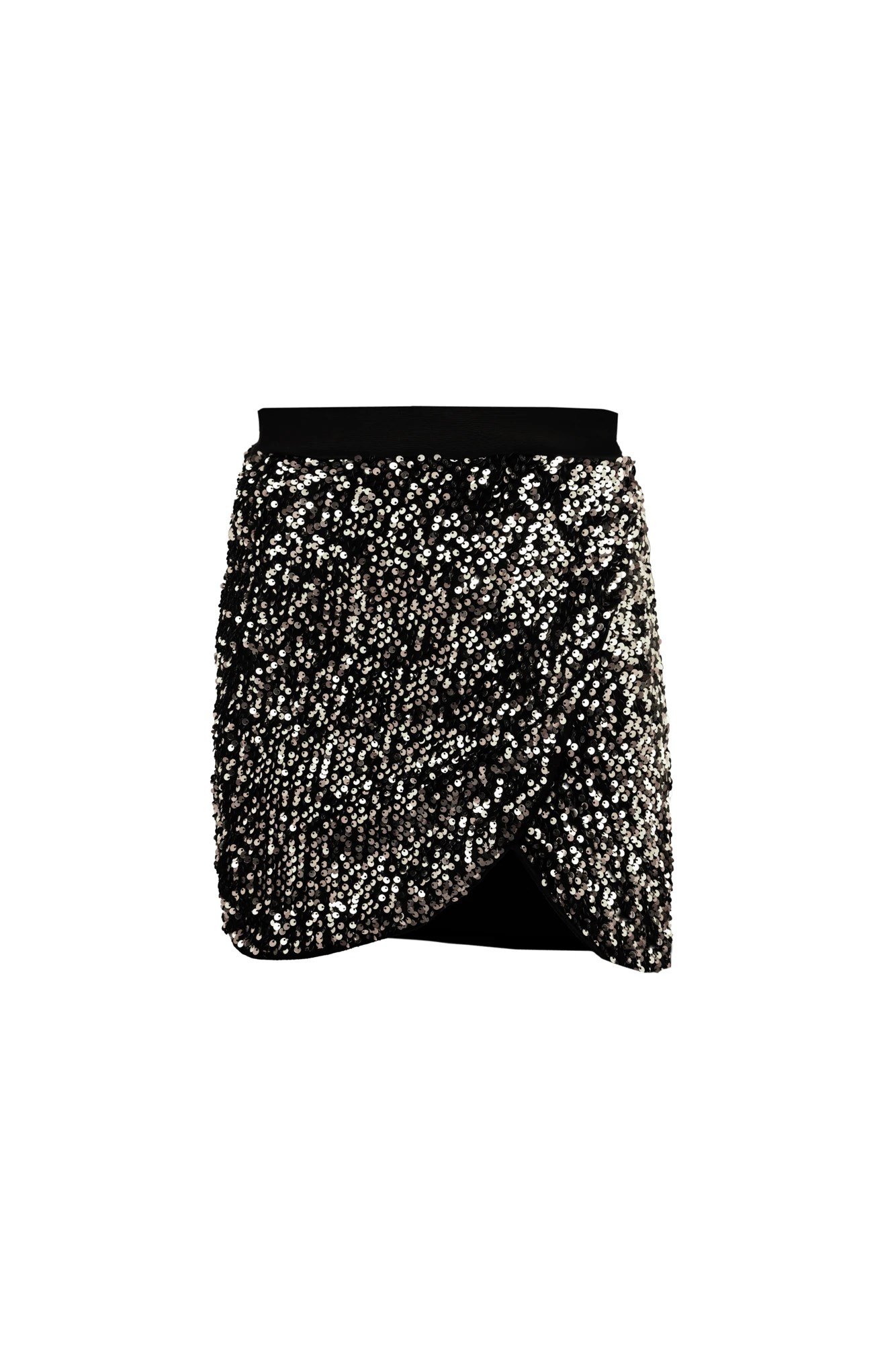 Silver Mini Skirt