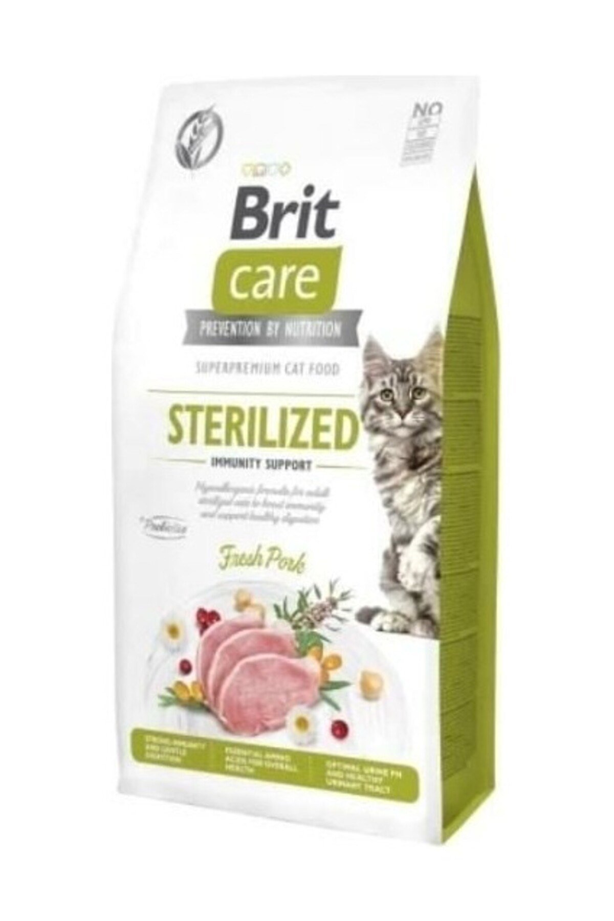 Immunity Prebiotik Içerikli Domuzlu Kısırlaştırılmış Kedi Maması 2 kg
