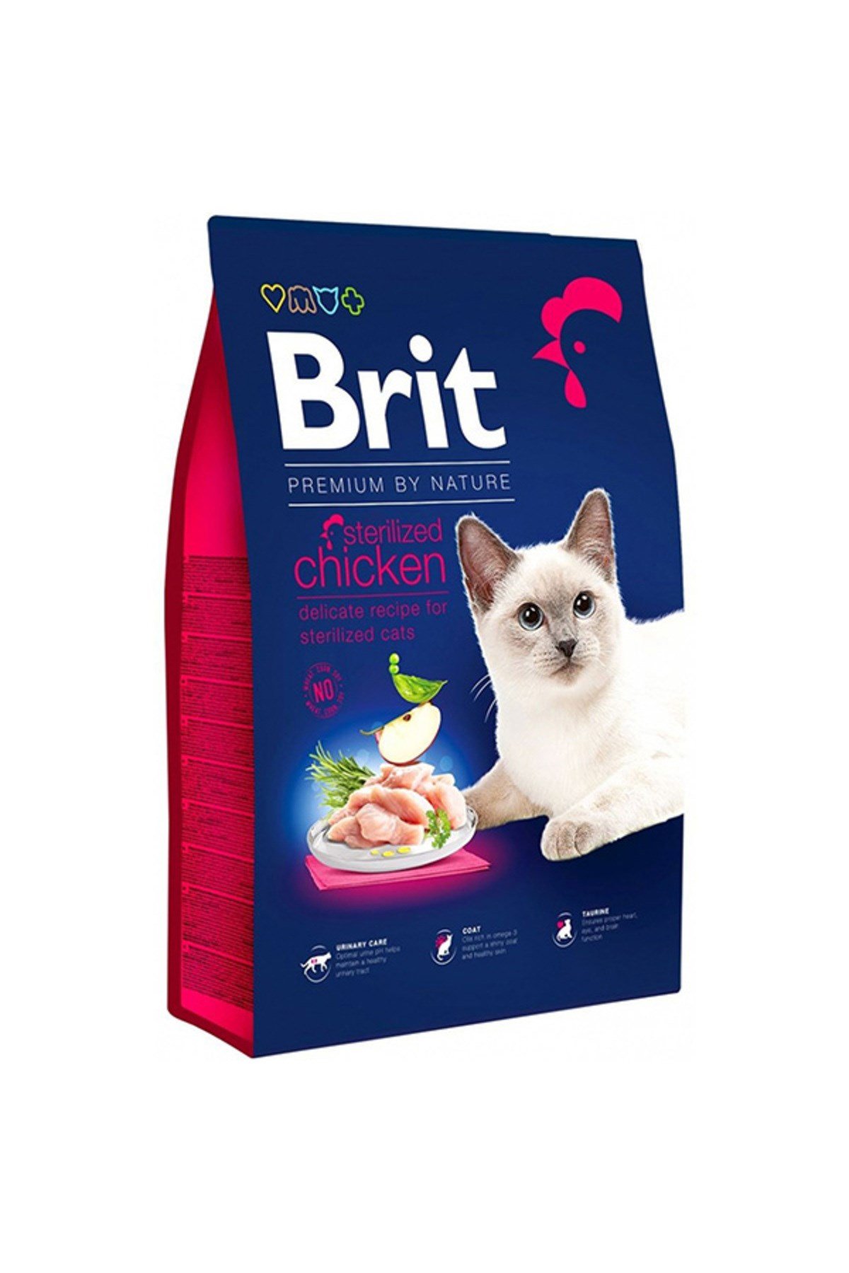 Premium By Nature Tavuklu ve Pirinçli Kısırlaştırılmış Kedi Maması 8 Kg