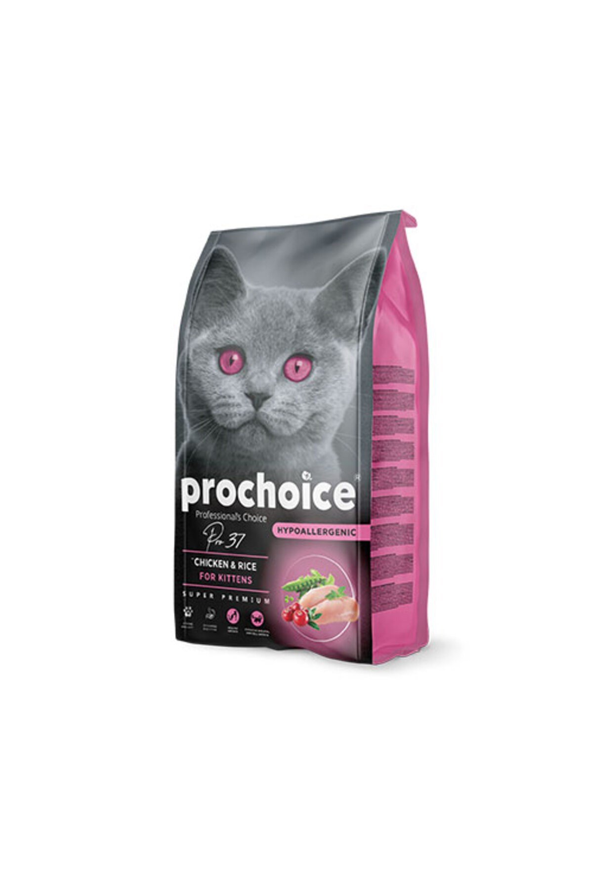 Pro Choice Pro 37 Kitten Tavuklu ve Pirinçli Yavru Kedi Maması 2 Kg