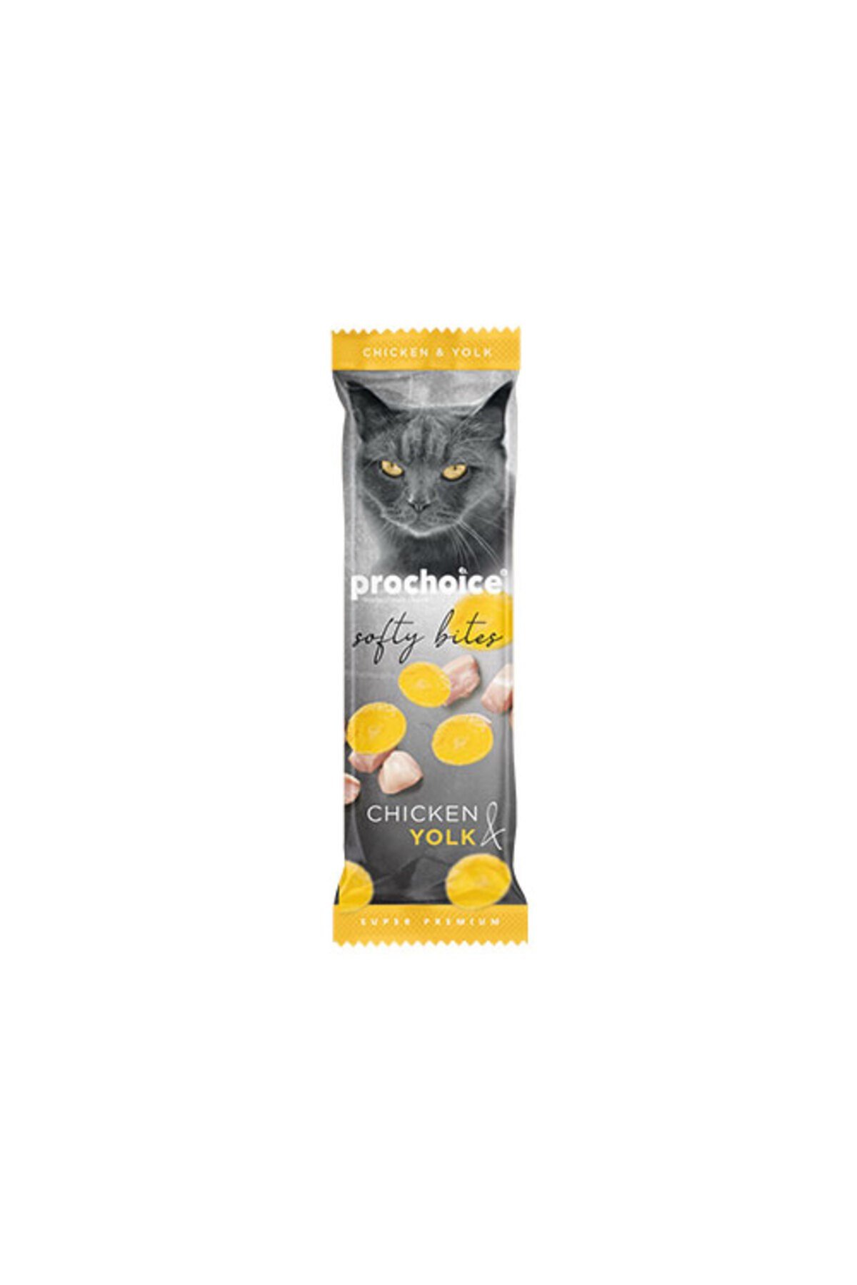 Pro Choice Softy Bites Tavuklu ve Yumurtalı Yumuşak Kedi Ödül Maması 24 Adet 10 Gr