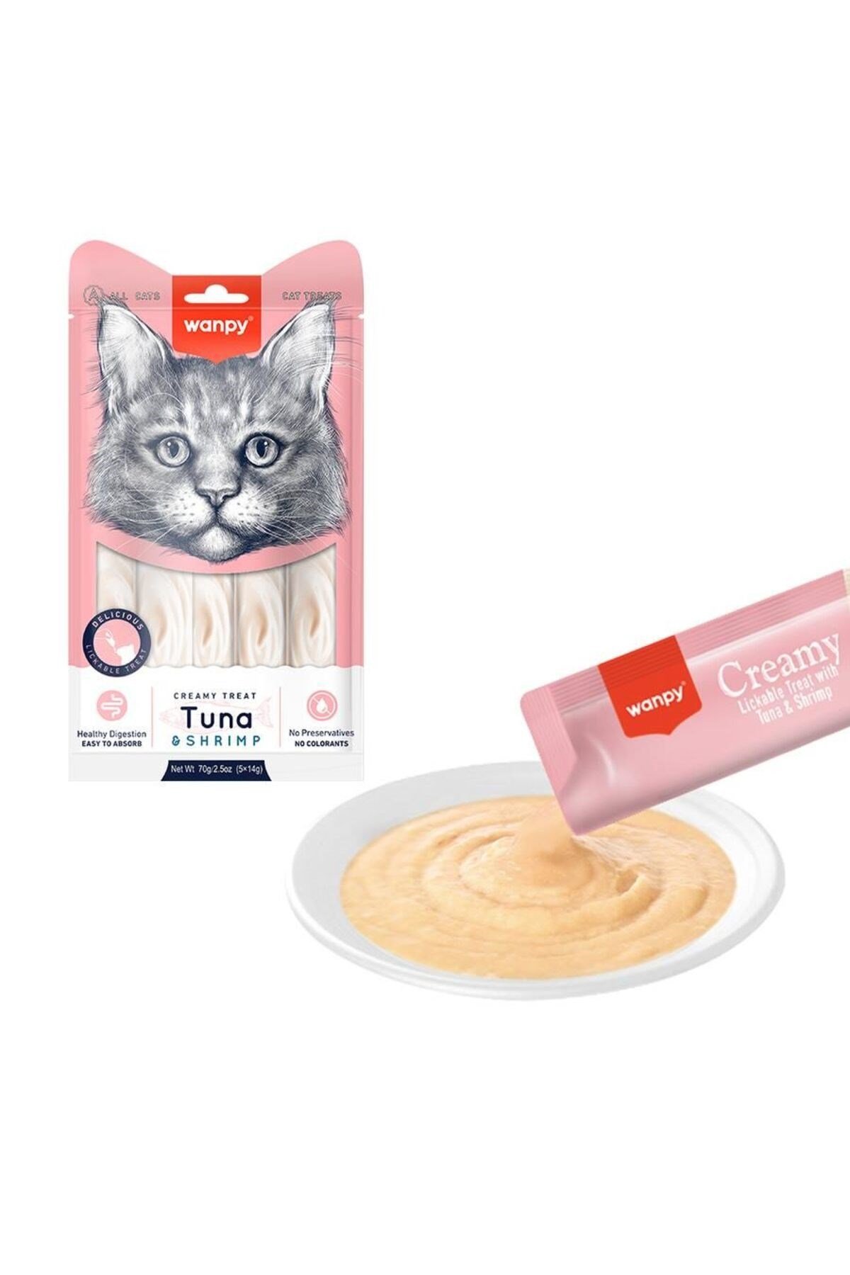 Ton Ve Karidesli Sıvı Kedi Ödülü 5x14gr