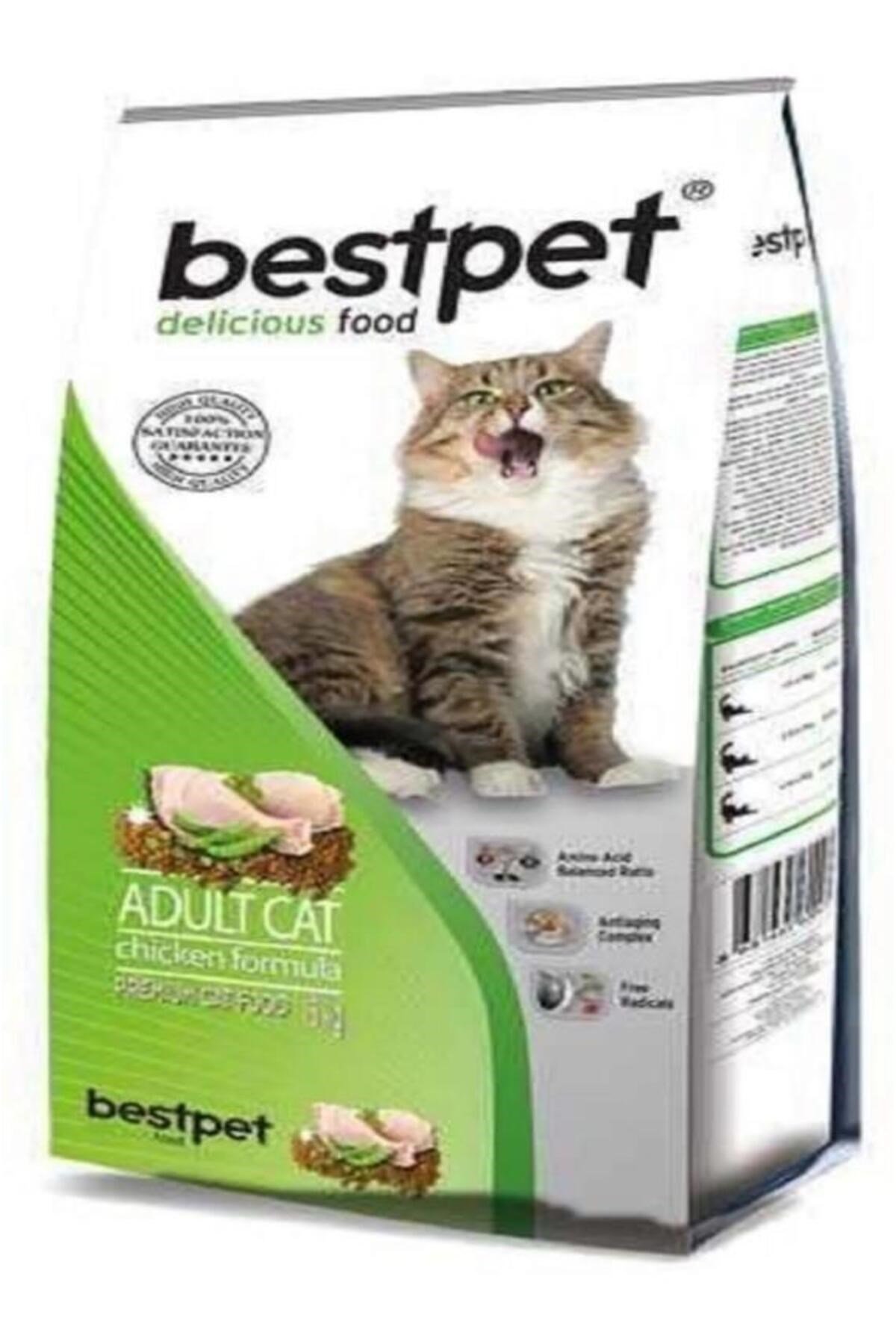 Yetişkin Kediler Için Tavuk Etli Kuru Mama 1 Kg