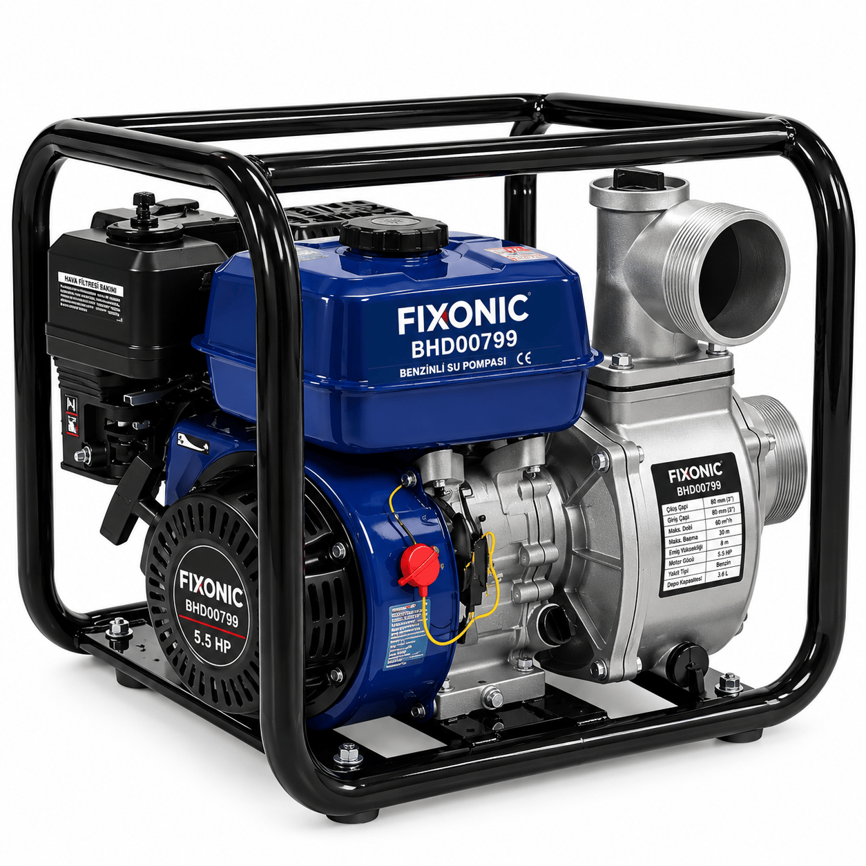 3 İNÇ SU MOTORU BENZİNLİ 2.8 HP 52 CC