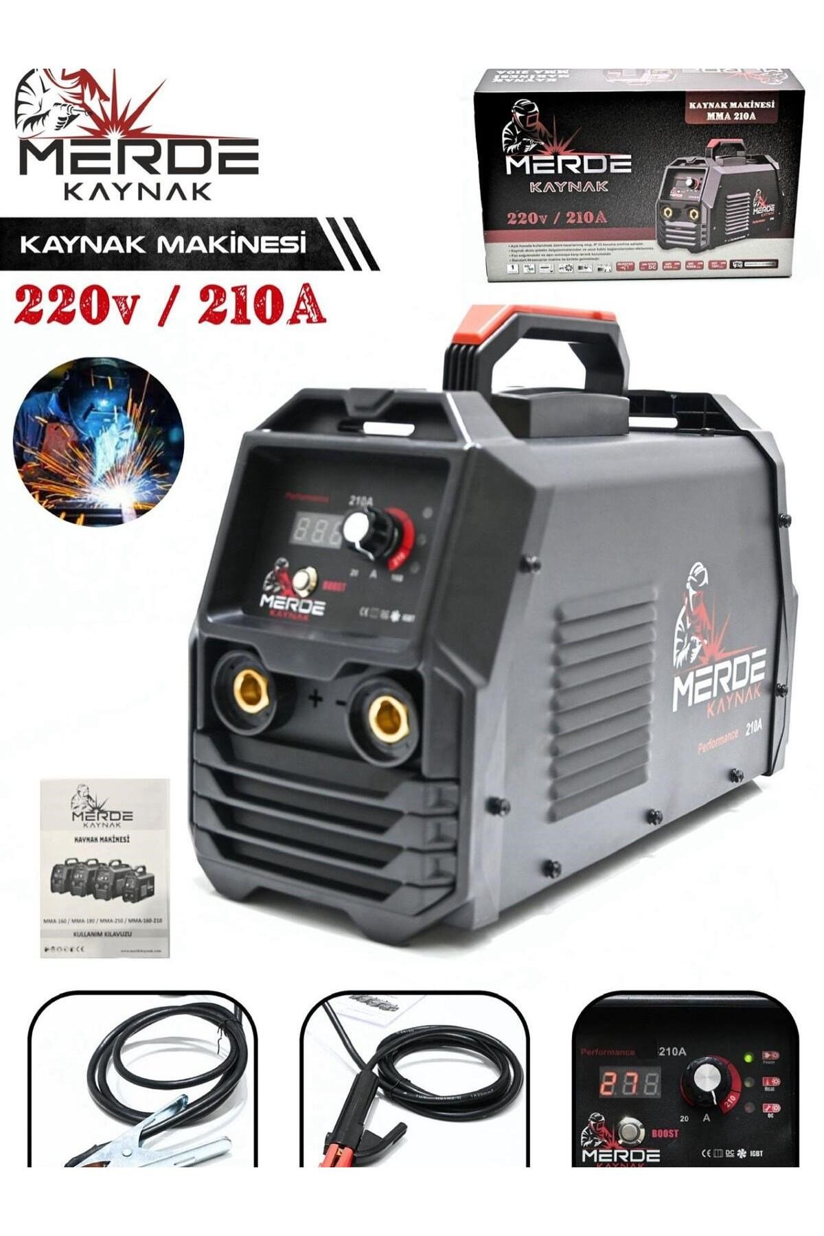 KAYNAK MAKİNASI 210 AMPER SİYAH