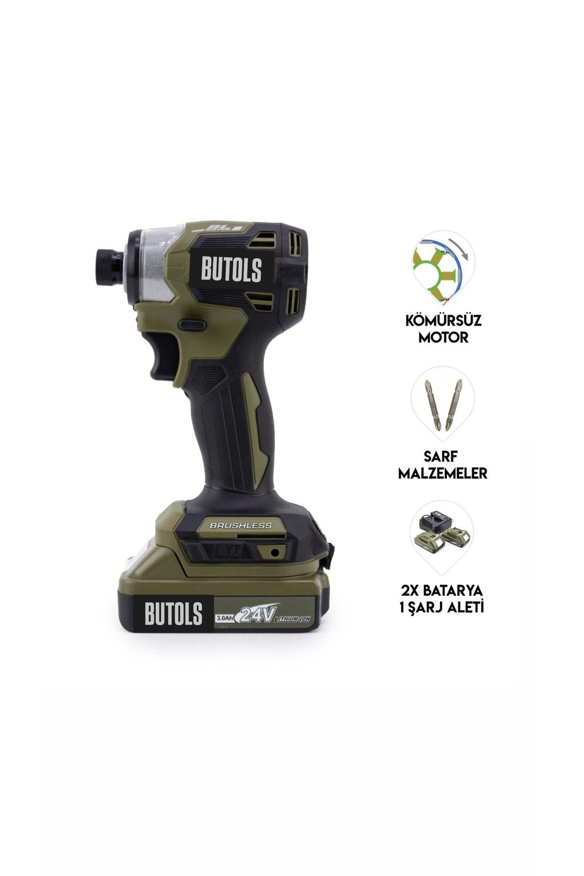 KÖMÜRSÜZ ŞARZLI VİDALAMA DARBELİ XR 84 PARÇA