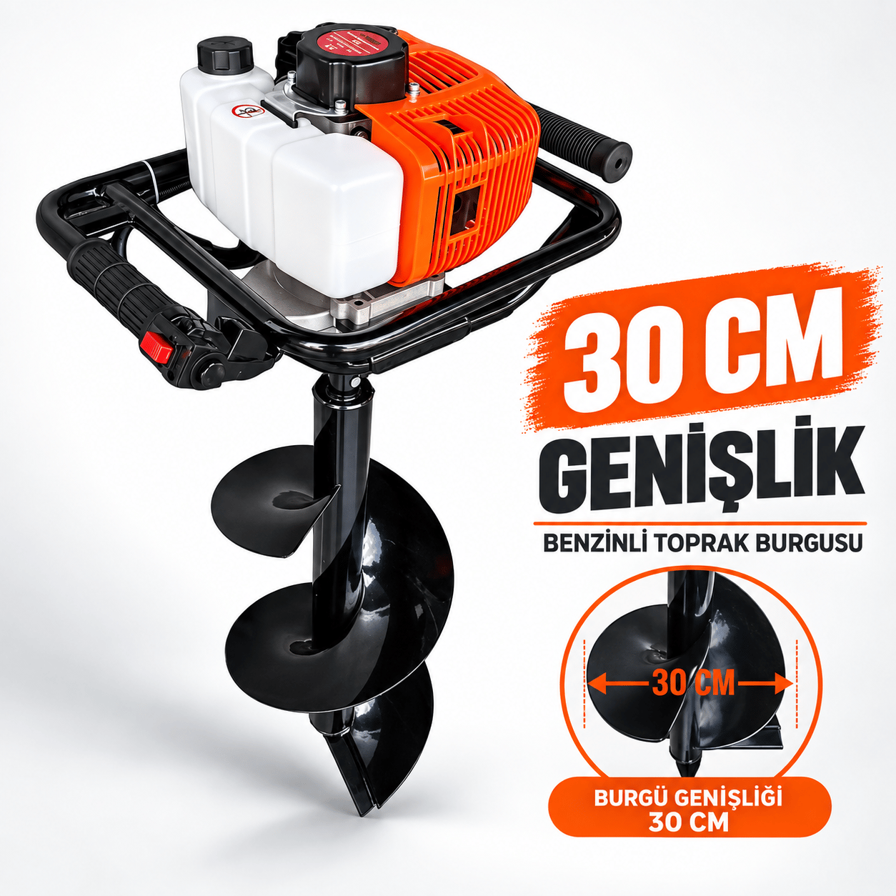 Toprak Delme Burgu Makinası