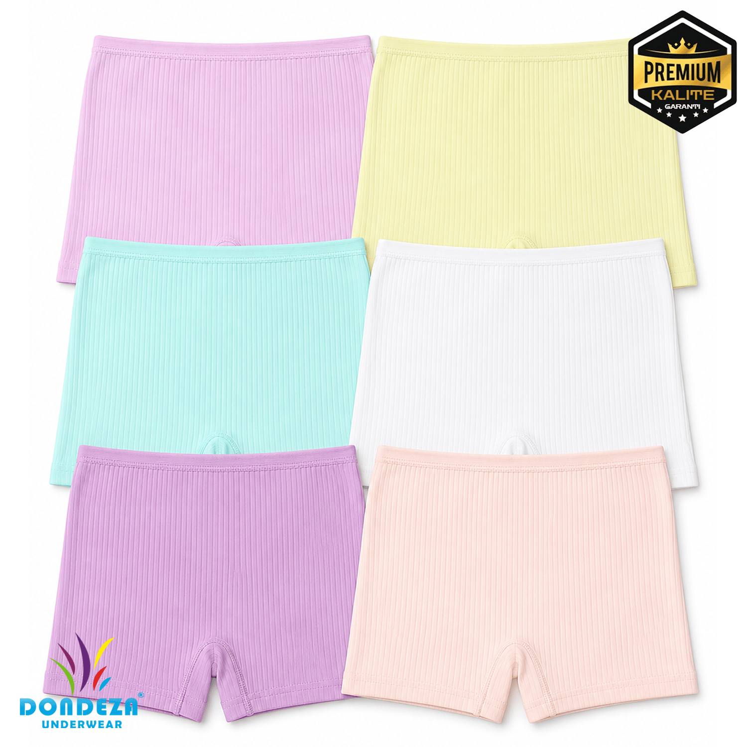 DEZA FİTİLLİ ESNEK PENYE KIZ ÇOCUK BOXER