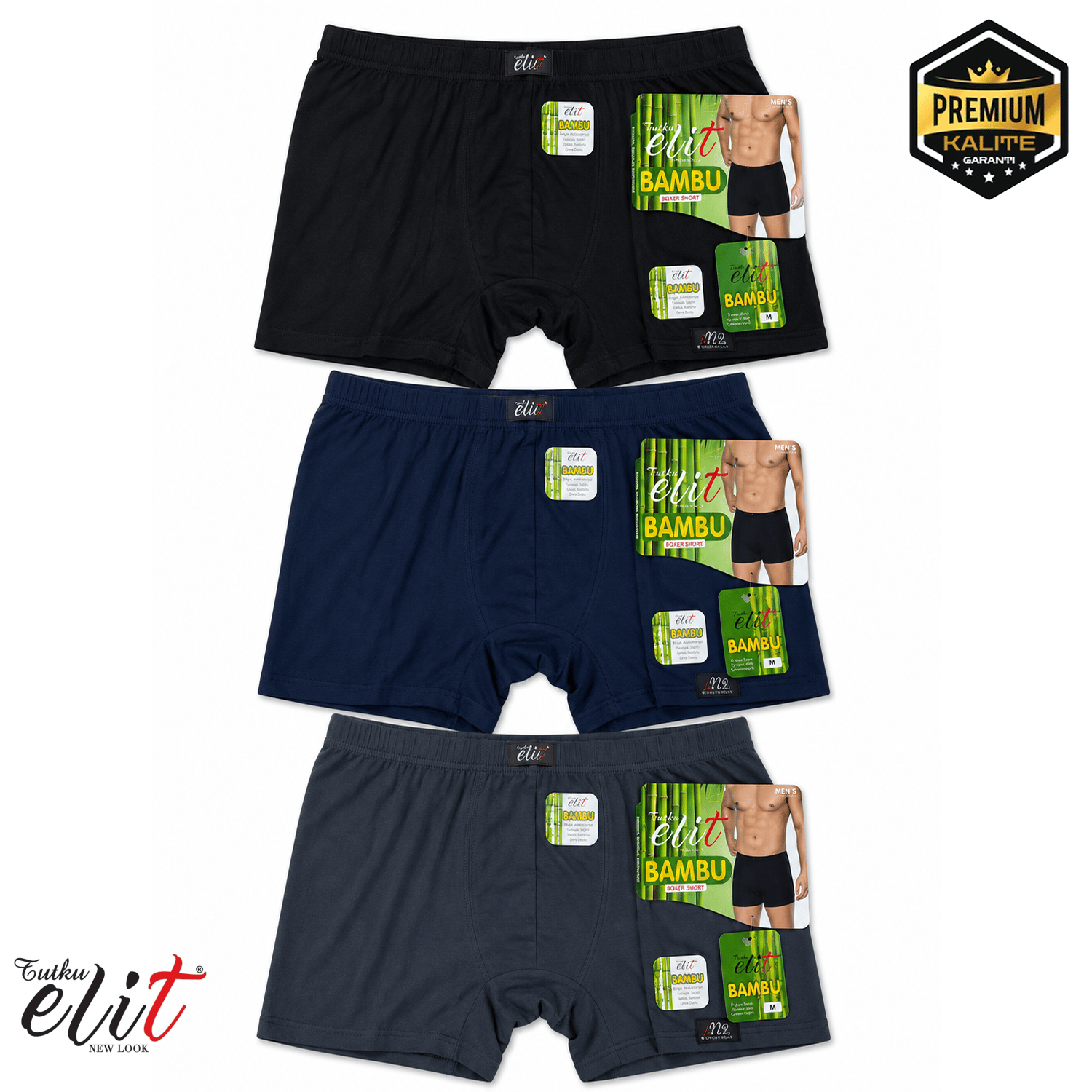 TUTKU ELİT 1254 ERKEK BAMBU BOXER