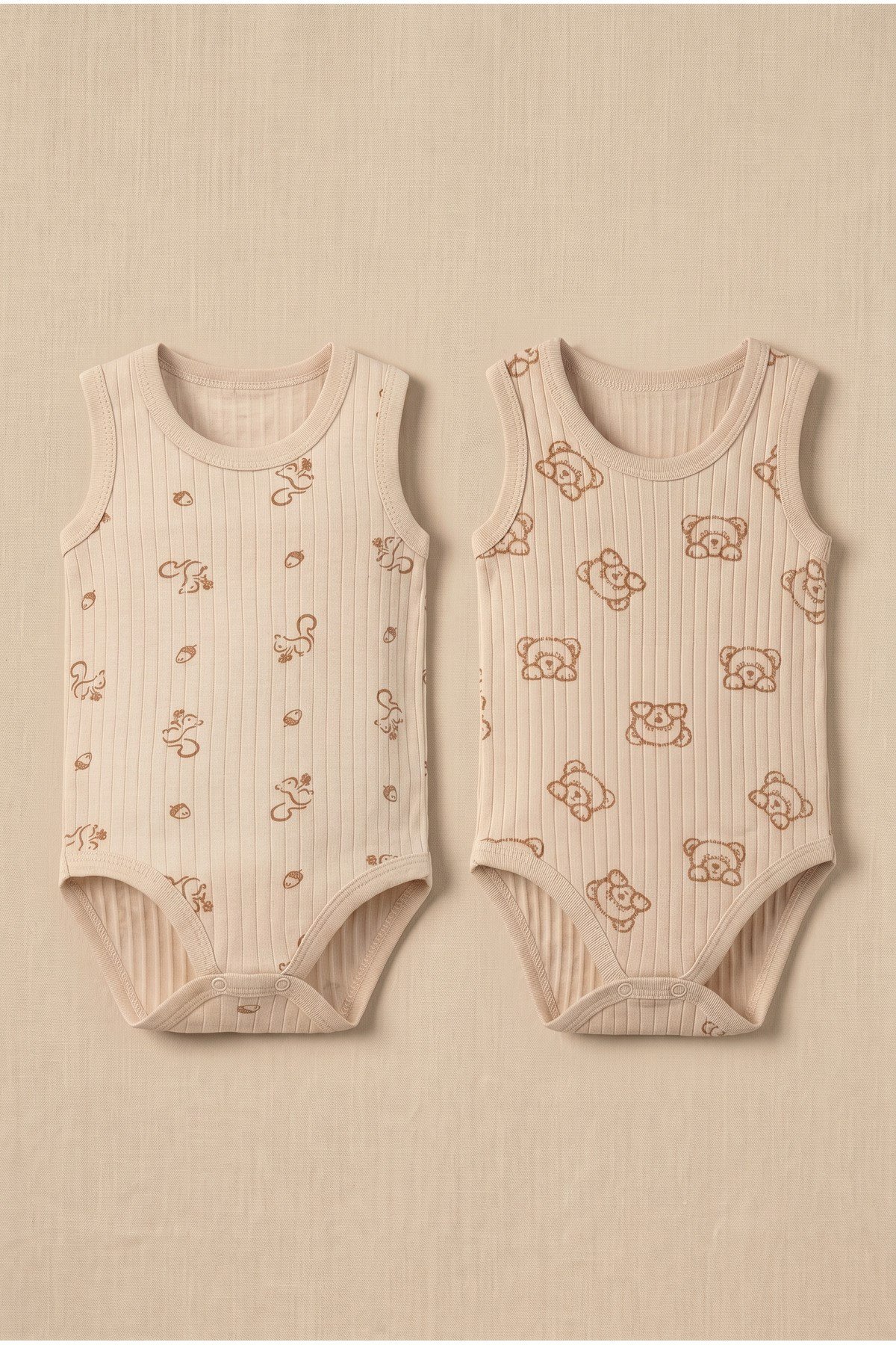 - %100 Pamuk 2’li Askılı Body Set